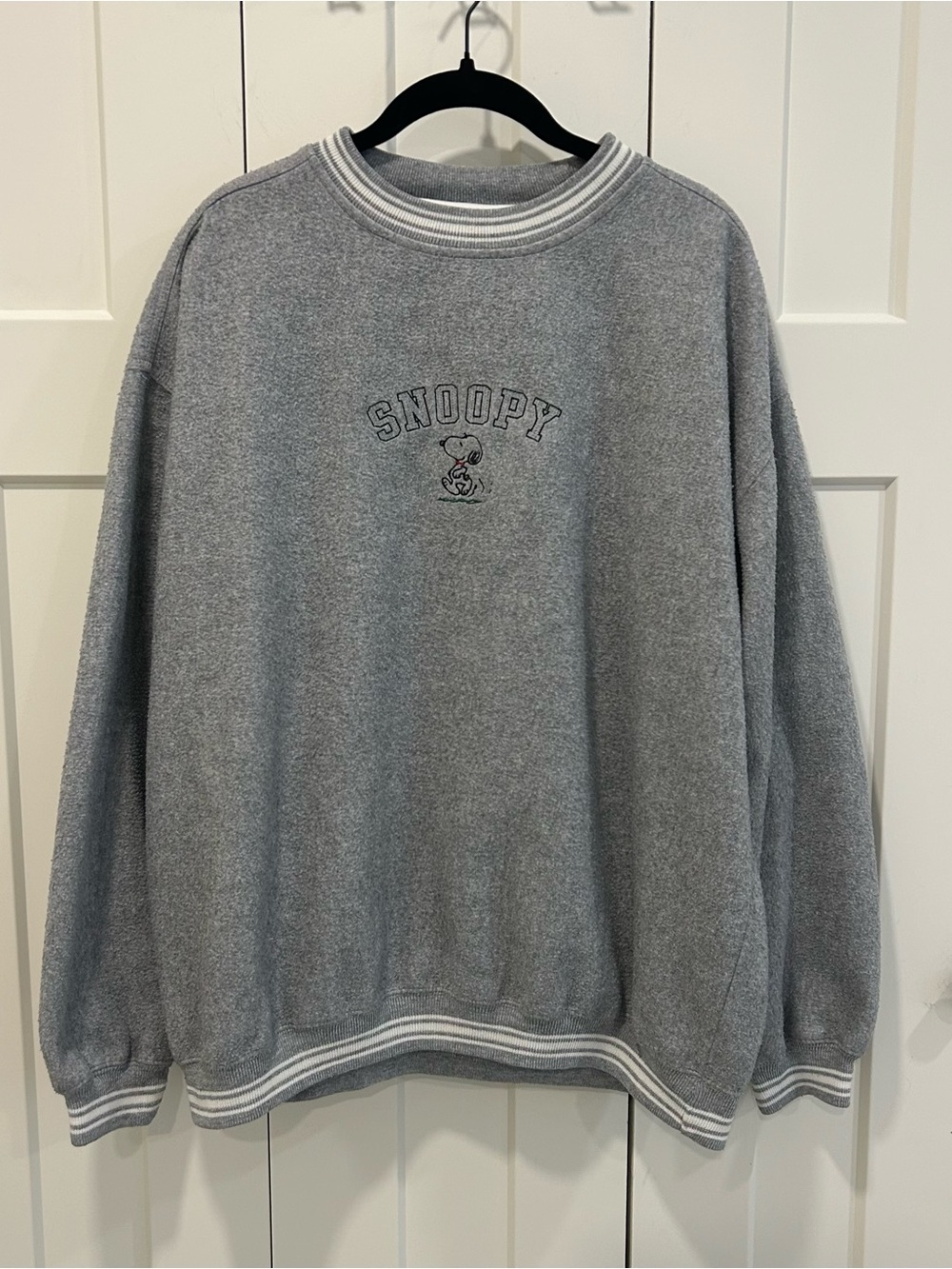 Snoopy Peanut Knott’s Berry Farm vintage gray crewneck sweatshirt XL